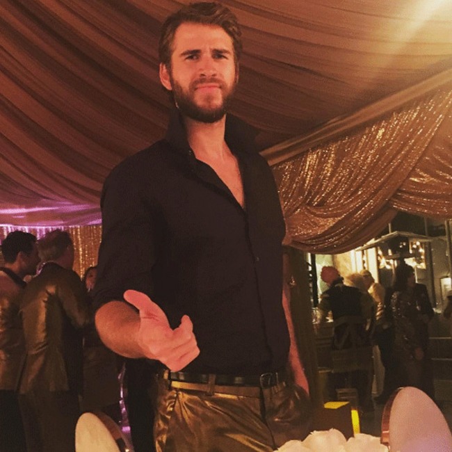 Liam Hemsworth, New Year's Eve 2016